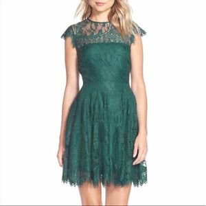 BB Dakota teal lace size 0 dress